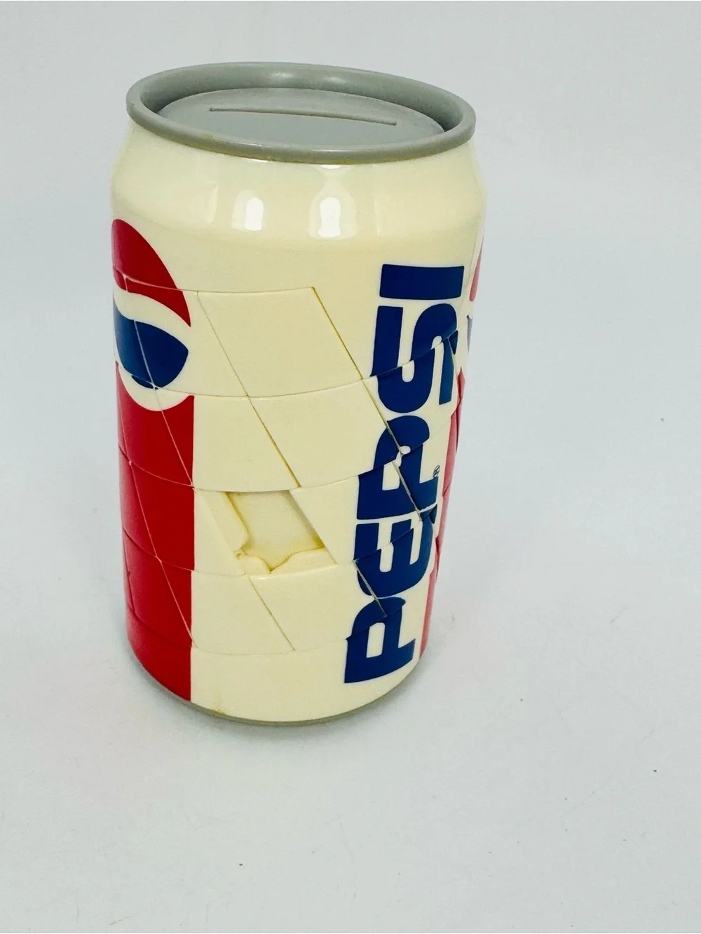 Vintage Pepsi Slide Puzzle Rubik's Soda Pop Can Collectable Game/Bank